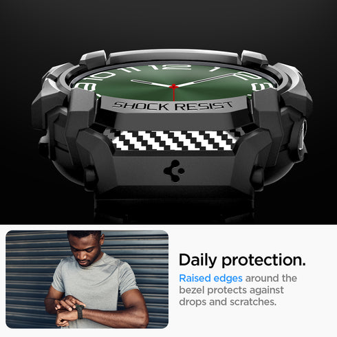 Spigen כיסוי+רצועה ל-Galaxy Watch Ultra (47mm) – Rugged Armor Pro
